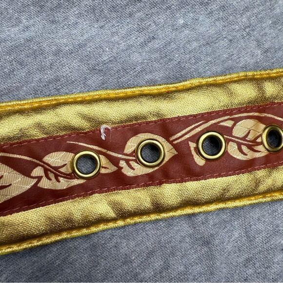 Sz 4 Disney Elena of Avalon Red and Gold Dress Costume - Picture 11 of 12